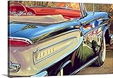 Graham Reynoldsプレミアムシックラップキャンバス壁アート印刷題名' 58フォードエドセル 48" x 32" 2058294_24_48x32_none