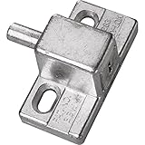 Prime-Line Products U 9870 Push-In Sliding Door Keyed Lock, Aluminum Finish [並行輸入品]