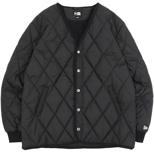 人気【ニューエラ】ゴルフ インサレーティッド キルティング カーディガン M 黒 ニューエラ NEW ERA 【ゴルフ】インサレーティッド カーディガン