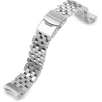 Amazon.co.jp: 20mm メタル時計バンド ステンレス スーパー