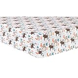 Trend Lab Scandi Forest Deluxe Flannel Fitted Crib Sheet by Trend Lab