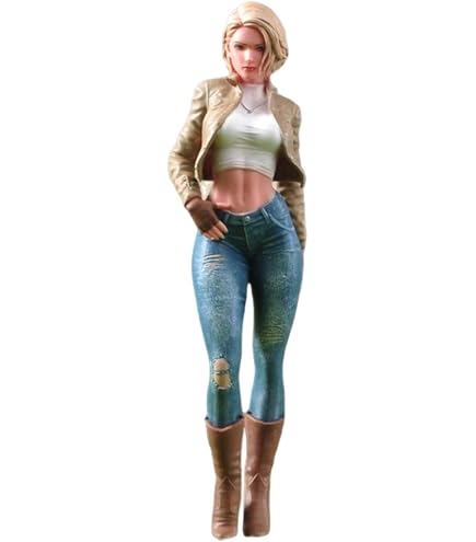 Amazon.co.jp: DeeRace 【1/64スケール】フィギュア 女性 塗装済み完成