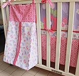 M2cbridge Baby Nursery Nappy stacker Nappy Organiser Storage Hanger (Pink A) [並行輸入品]