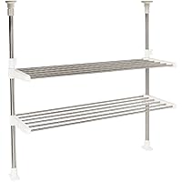 パール金属 突っ張り キッチンパイプラック 2段 ステージア HB-3741