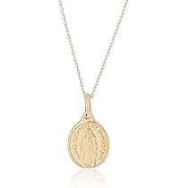 Amazon | [ディーコレクション] 18金イエローゴールド オーバルメダル 