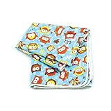 Bumkinsのスプラットマット - 青フクロウ (Hippychick) (x 6) - Hippychick Bumkins Splat Mat - Blue Owls (Pack of 6) [