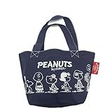 BOO FOO WOO 【SUPER BOO HOMES】PEANUTS　順番待ち柄ランチトート ネイビー(NV) FREE