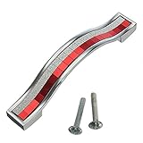 1個の穴の間隔96ミリメートル128ミリメートル160ミリメートル モダンなカラフルな合金のクリスタルガラスのドアのドレッサーキャビネットの家具は、ハンドルを引っ張るダブルホールノブ家具ハードウェア 