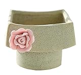 [8.5 * 7cm]ミニセラミック多肉植物ポットモダンサボテン植物ポット