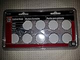 キャビネットノブ、10 ct、ホワイト