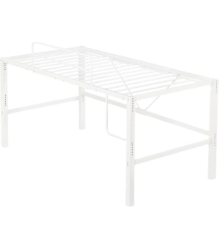 Amazon｜ロフトベッド セミダブル パイプベッド 【高さ90cm・耐荷重