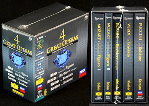 ESOTERIC SACD / CD Hybrid 4 GREAT OPERAS 9CD BOX Box set from