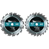 Makita T-01426 2 Piece Carbide-Tipped Saw Blade Set, 6-1/2" [並行輸入品]