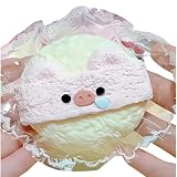 スクイーズケーキ 水感スクイーズ ストレス解消 癒し 万能アイテム ぷにぷに弾力 低反発ソフト握り心地 伸縮自在 大人 不安 そわそわ 軽減 (ピンクのブタちゃん) [並行輸入品]