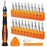JOREST 59pcs 精密ドライバーセット, ポータブルDIY工具, 星型/三角/Y型/プラスネジ ドライバー Y000/Y00/Y0, Torx T5 T6 T7 T8 T9 T10 T15，P2/P5等,とるくすドライバーセットはに適していますiphone拆解、 Switch修理、PS4/PS5本体拆机、Xbox、ipad、Macbook、ラップトップ、PC、眼鏡、腕時計、工具家庭用等