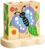 Stapelpuzzle, Von der Raupe zum Schmetterling