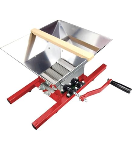 Amazon.co.jp: 麦芽粉砕機 モルトミル 手挽き 溝幅調節 容量4L 麦芽