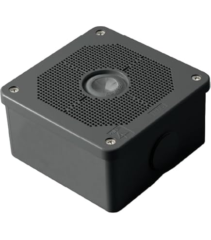 Amazon | 未来工業 PV4B-BLNFK 露出用四角ボックス（取付自在蓋） 黒