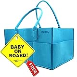 Baby Diaperキャディオーガナイザーバッグfor Mom |ベビーシャワーのギフト|ポータブル旅行Nurseryストレージfor Boys & Girls |車オーガナイザーおむつ用and B