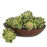 Nearly Natural 4686 Artichoke Artificial Flower, 5-Inch, Green, Set of 6 by Nearly Natural [並行輸入品]