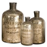 Uttermost 7-Inch by 12-1/2-Inch by 7-Inch Kaho Jugs, Set of 3 [並行輸入品]