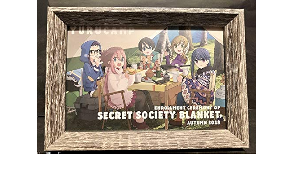 Amazon Co Jp ゆるキャン 秘密結社ブランケット入団説明会18 Autumn ポストカード 志摩リン ポストカード 文房具 オフィス用品