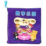 Tovadoo 布絵本 お出かけ絵本 算数 ソフト 布のおもちゃ 知育玩具 3ヶ月-3歳 知育玩具 プレゼント