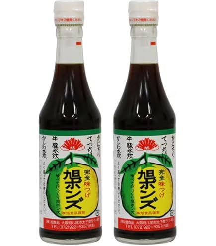 Amazon.co.jp: 大阪の味、旭ポンズ 360ml 1箱(20本入) : 食品・飲料・お酒