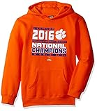 NCAA Clemson Tigers Boys National Champs Stacked hoodienational Champs Stackedパーカー、オレンジ、L ( 14 – 16 