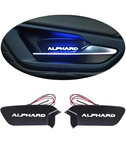 トヨタ アルファード 40系 専用設計 インナードアランプ ロゴ発光 LED7色 車 トヨタ アルファード 40系 専用設計 インナードアランプ ロゴ発光