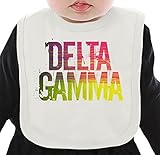 Delta Gamma ネクタイを有する有機ビブ Medium