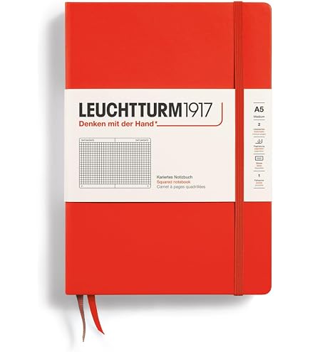 Amazon.co.jp: ロイヒトトゥルム ノート A5 無地 ネイビー 342924 正規