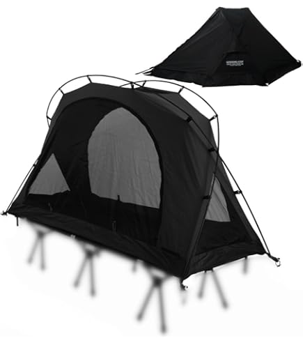 Amazon.co.jp: CAMVIL SORA TC コットン シングルテント 防水外帳付き  