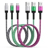 ANNIBER タイプc ケーブル 急速充電 iphone16 携帯充電ケーブル アンドロド type c 1.8*3/3本組 絡まない スマホ充電ケーブル 急速充電 Type C iphone15 充電ケーブル Quick Charge3.0対応 iPhone15/Xperia/Galaxy/LG/Motorola/iPad Pro/MacBook その他 Android 等USB-C機器対応