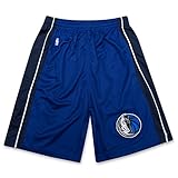 NBA BoysアスレチックスポーツBirdseye Shorts with Elastic Waistbandとロゴ S ブルー