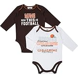 Cleveland Brownsベビー長袖ボディスーツ( 2パック)