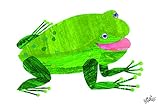 Marmontの丘Eric CarleブラウンBearグリーンFrogキャンバス壁アート 60 by 40-Inch MH-ECARL-14-C-60