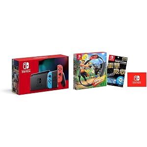Nintendo Switch 本体 (ニンテンドースイッチ) Joy-Con(L) ネオンブルー/(R) ネオンレッド…