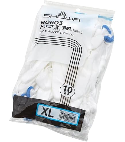 手袋ショーワ パームX手袋 Lサイズ 1袋(10双入り)‼10袋セット100双‼️ Amazon | ショーワ 簡易包装パームX手袋10双入 Sサイズ B0503