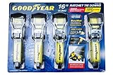 グッドイヤーCOMERCIAL Grade 16足8 Piece Ratchet Tie Down Straps