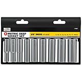 APEX TOOL GROUP-ASIA 119067 Master Mechanic 3/8" Drive Deep Metric Socket Set (9 Piece) [並行輸入品]