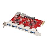 [USB拡張ボード] PCI-EからUSB 5ポートUSB 3.0および2ポートUSB 3.0 内蔵RJ45 1Gbps VIA拡張ボード PCIから複数のUSBポートへ USB3.0インターフェース