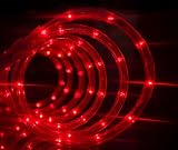 Izzy Creation 18FT Red LED Flexible Rope Lights For Indoor / Outdoor Lighting, 3/8", Christmas, New 