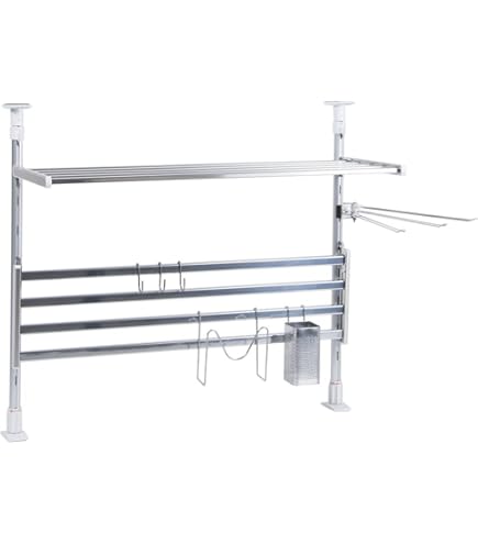 Amazon｜田窪工業所 つっぱり棚2段 90cm TP2-90｜つっぱり棒・つっぱり