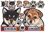 犬ステッカー 柴犬6 マグネット
