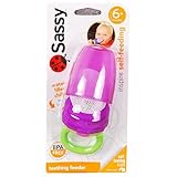 Select Color: Sassy Baby Teething Feeder (Purple) by Sassy