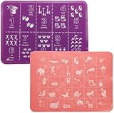 Brinware Placemat Set - ABC & 123 - Pink/Purple by Brinware [並行輸入品]