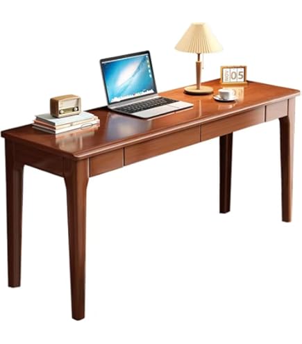 Amazon.co.jp: AZUMAYA 幅120cmデスク ブラウン色 PT-461BR : 文房具