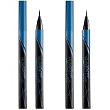 【Amazon.co.jp限定】【2本セット】MAYBELLINE(メイベリン) ハイパーシャープ ライナー R アイライナーウォータープルーフNV-1 ネイビー