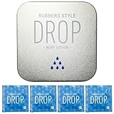 ジャパンメディカル ラバーズスタイル(RUBBERS STYLE) DROP 5ml×4包入 缶ケース入り 携帯用 ローション